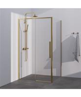 BRAUER Season douchecabine model B met schuifdeur helder glas 100x100x200 omkeerbaar incl. glascoati