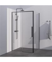 BRAUER Season douchecabine model B met schuifdeur helder glas 120x100x200 omkeerbaar incl. glascoati