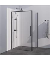 BRAUER Season douchecabine model B met schuifdeur helder glas 100x80x200 omkeerbaar incl. glascoatin