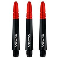 Winmau Vecta Black & Red Shafts