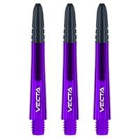 Winmau Vecta Purple & Black Shafts