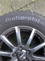 Winterbanden op velg