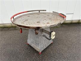 RVS draaitafel 125 cm ø