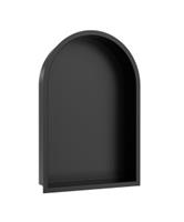 Inbouwnis Ovaal BWS Albert 30x45x7 cm Mat Zwart