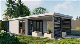 Blokhut - Tuinhuis Casper | 58 mm | vuren 