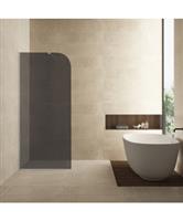 Inloopdouche Wiesbaden Curvea 80x200 cm 8 mm Nano Rookglas
