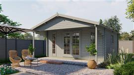 Blokhut - Tuinhuis Emiel | 44 mm | vuren 