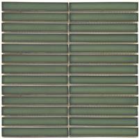 Mozaiek Tegel Sevilla 29,6x29,9 cm Finger Glossy Forest Green (Prijs per 0,89 M2)