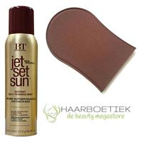 JET SET SUN Instant Bronzer Self Tanning Mist + Handschoen
