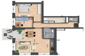 Appartement Müllerkade in Rotterdam