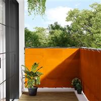 vidaXL Balkonscherm Oranje 120x700 cm 100% Polyester Oxford