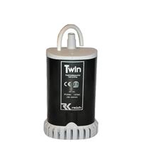 Reich Dompelpomp Twin met Ontluchting + Zeef 12V-19L