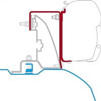 Fiamma Ducato/Jumper/Boxer Roof Rail Alu-Line Kit H2-L2/L3 >2006 F45