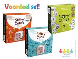 Rorys Story Cubes voordeelset! Classic, Actions & Voyages