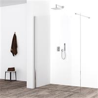 Inloopdouche BWS Loek 120x220 Cm 8 Mm Nano Coating Helder Glas Chroom