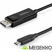 StarTech.com USB-C naar DisplayPort 1.4 kabel bidirectioneel 2 m