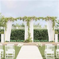 vidaXL Trouwrand Goud 634 x 300 cm Staal