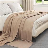 vidaXL Kleden 24 stuks Kameel 270 x 240 cm Fleece