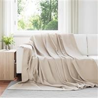 vidaXL Kleden 24 stuks Beige 240 x 220 cm Fleece