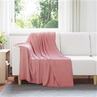vidaXL Kleden 6 stuks Roze 170 x 130 cm Fleece