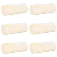vidaXL Kleden 6 stuks Crème 200 x 150 cm Fleece
