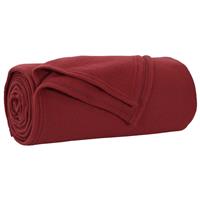 vidaXL Kleden 6 stuks Bordeaux Rood 170 x 130 cm Fleece