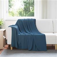 vidaXL Kleden 6 stuks Marineblauw 200 x 150 cm Fleece