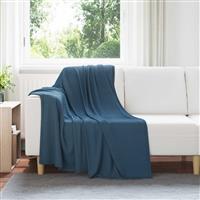 vidaXL Kleden 6 stuks Marineblauw 170 x 130 cm Fleece