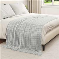 vidaXL Kleden 6 stuks Grijs 200 x 150 cm Fleece