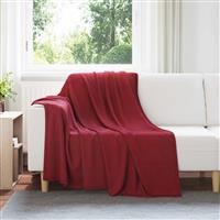 vidaXL Kleden 24 stuks Bordeaux Rood 200 x 150 cm Fleece