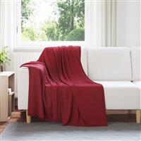 vidaXL Kleden 24 stuks Bordeaux Rood 170 x 130 cm Fleece