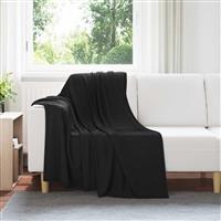 vidaXL Kleden 24 stuks Zwart 170 x 130 cm Fleece