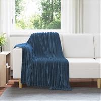 vidaXL Kleden 6 stuks Marineblauw 150 x 130 cm Fleece