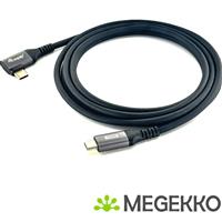 Equip 128893 USB 2.0 0.48Gbps 100W USB Type-C - USB Type-C (haaks horizontaal) 3m