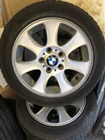 BMW winterset op originele velg