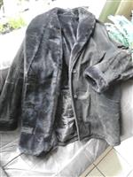 Suede dames winterjas