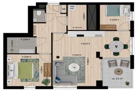 Appartement Frederikstraat in Tilburg