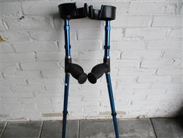 Zgan stel elleboogkrukken in lengte instelbaar