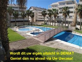 Uw Penthouse bij zwembad in DENIA met parking
