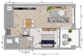 Appartement Plesostraat in Amsterdam