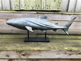 Beeld Haai - polystone - decoratief
