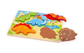 Inlegpuzzel - dinosaurussen