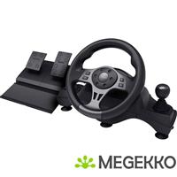 Trust GXT 289 Movi Zwart USB Stuur + Pedalen