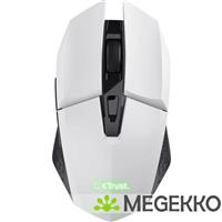 Trust GXT 110W Felox Draadloze Witte Gaming Muis
