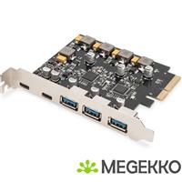 Digitus DS-30222 interfacekaart/-adapter Intern USB 3.2 Gen 2 (3.1 Gen 2), USB Type-C