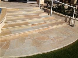 mediterrane flagstones Brasil Gold Kwartsiet *
