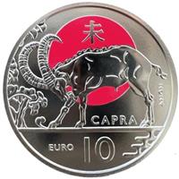 San Marino 10 Euro 2024 De Chinese Maankalender - Geit