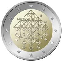 Litouwen 2 Euro 2024 Stro Rijgen