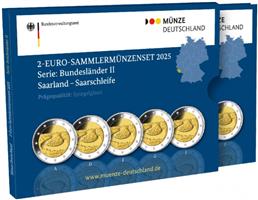 Duitsland 2 Euro 2025 Saarland Proof
