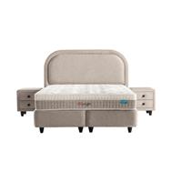 Opberg Boxspring Mango (Maat selecteren: 140X200) Taupe